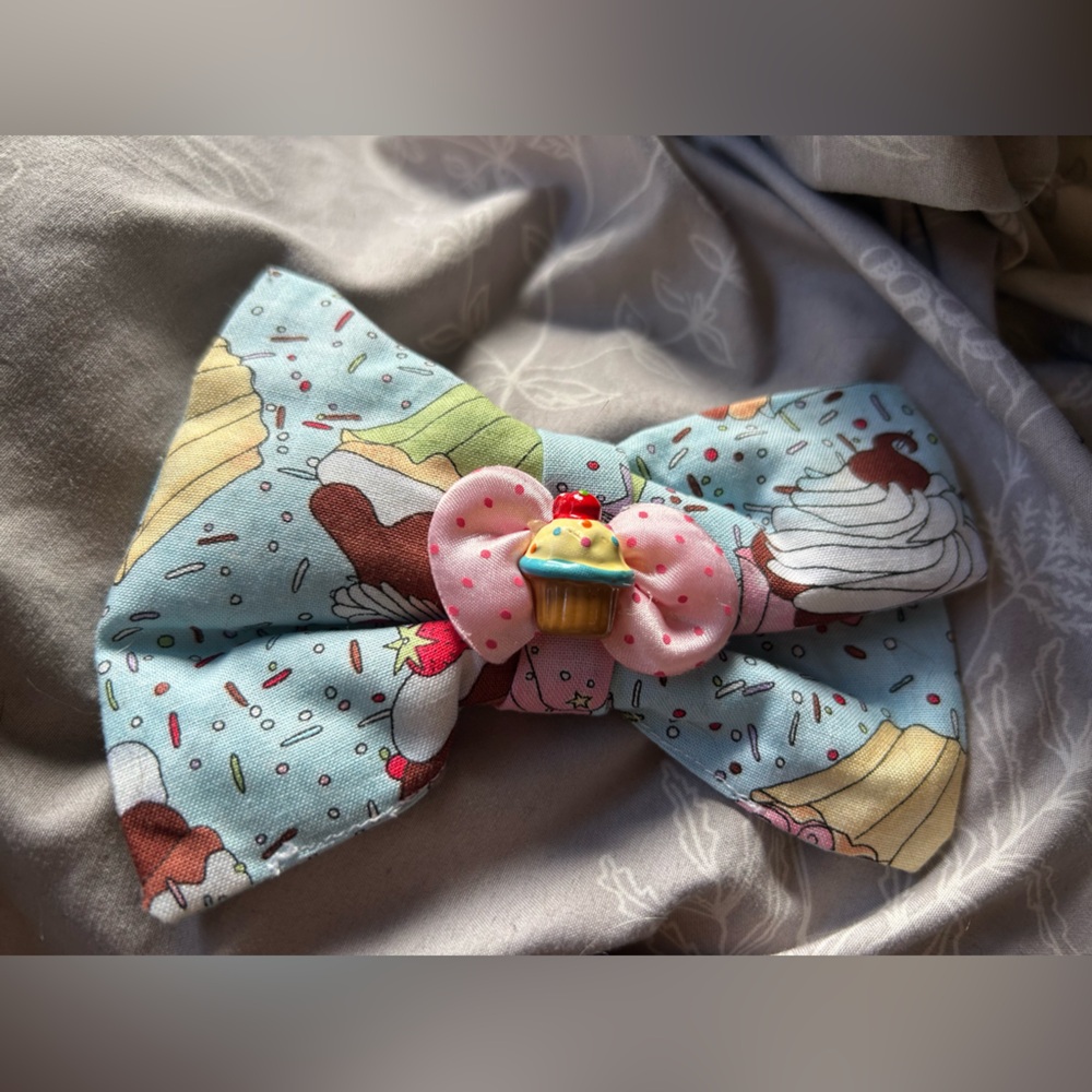 Cupcake cake icing handmade diy hair bow kawaii cosplay cute new